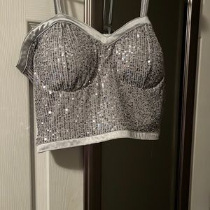 Steve Madden corset top.